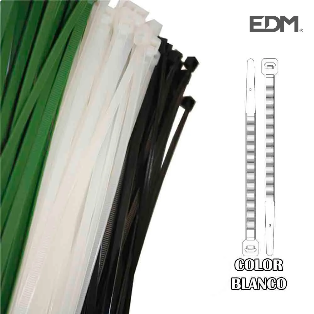 Abra&ccedil;adeiras Natural 100x2,5mm Saco 100 Unidades