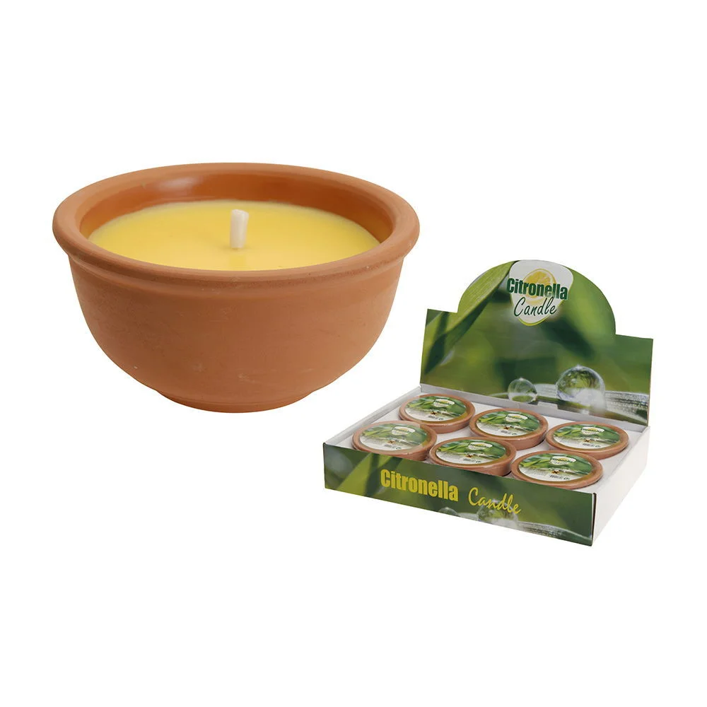 Vela Citronela Anti-Mosquitos Medidas: 130x65mm E.