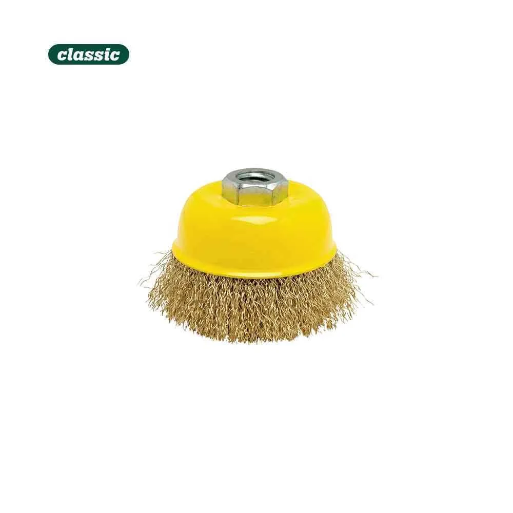 Escova Copo Arame Ondulado&nbsp; 60mm   Fho60