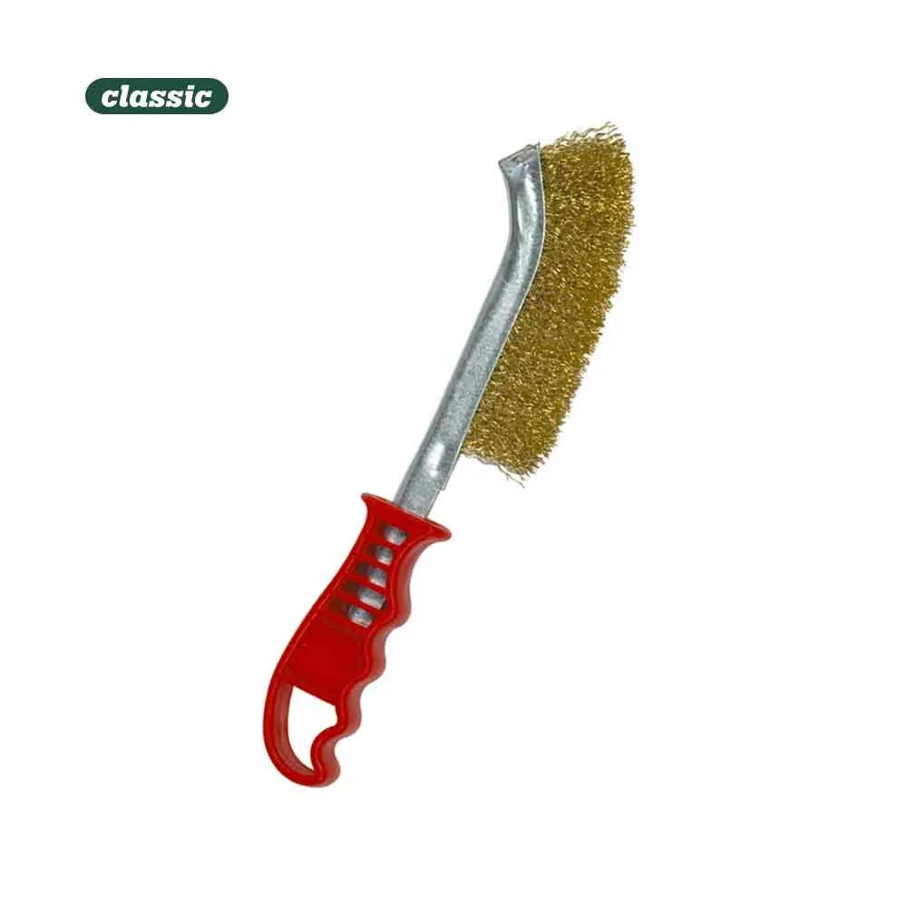 Escova Cabo Plast A&ccedil;o Bronze  F116a