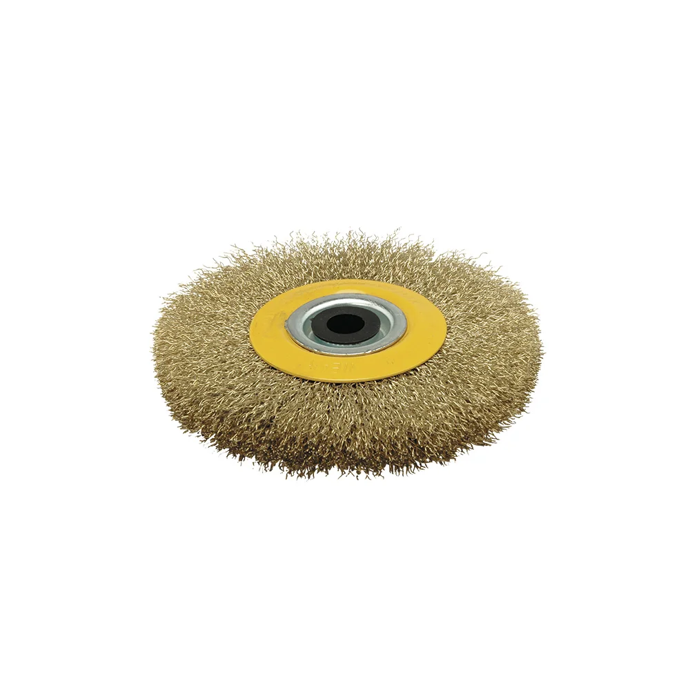 Escova Circular A&ccedil;o Ondulado - 125x20mm