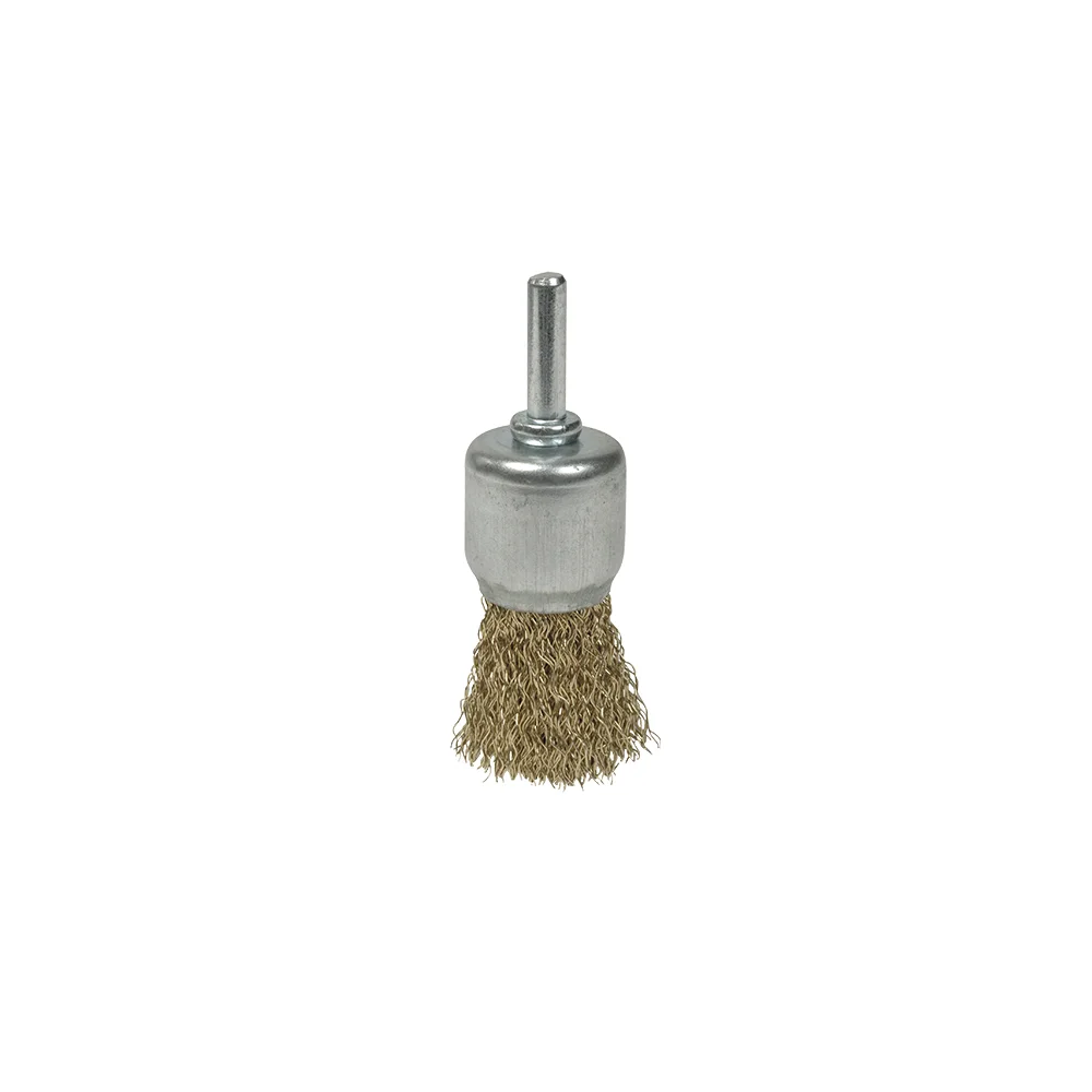 Escova Con Espiga A&ccedil;o Ondulado Broxa 26mm Fab026 Mota