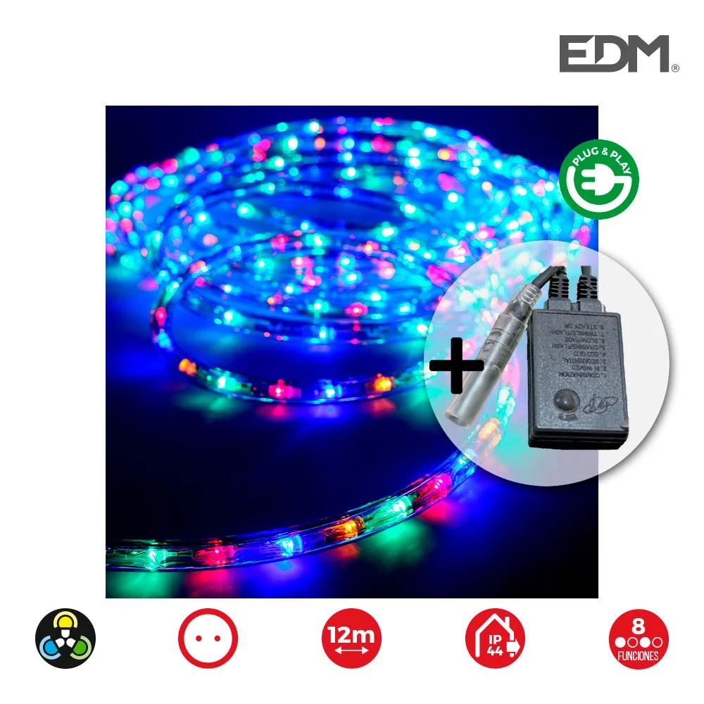 Kit Flexiled Multifun&ccedil;&otilde;es Multicor Ip44 230v 12m Edm