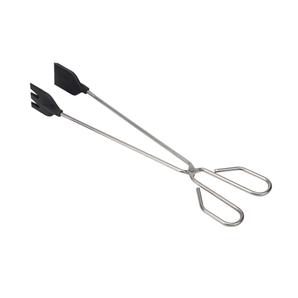 Pin&ccedil;as de Cozinha com P&aacute; de Silicone em A&ccedil;o Inoxidavel. 35cm