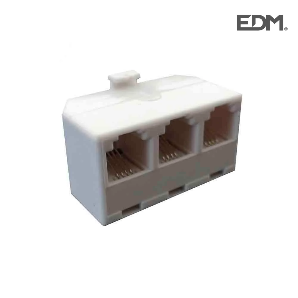 Adaptador Saida Tripla 4 Vias Edm