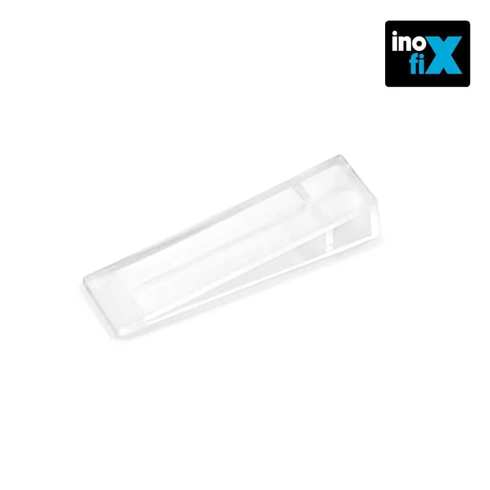 Cunha de Plastico Transparente (Blister 3 Unid) I.