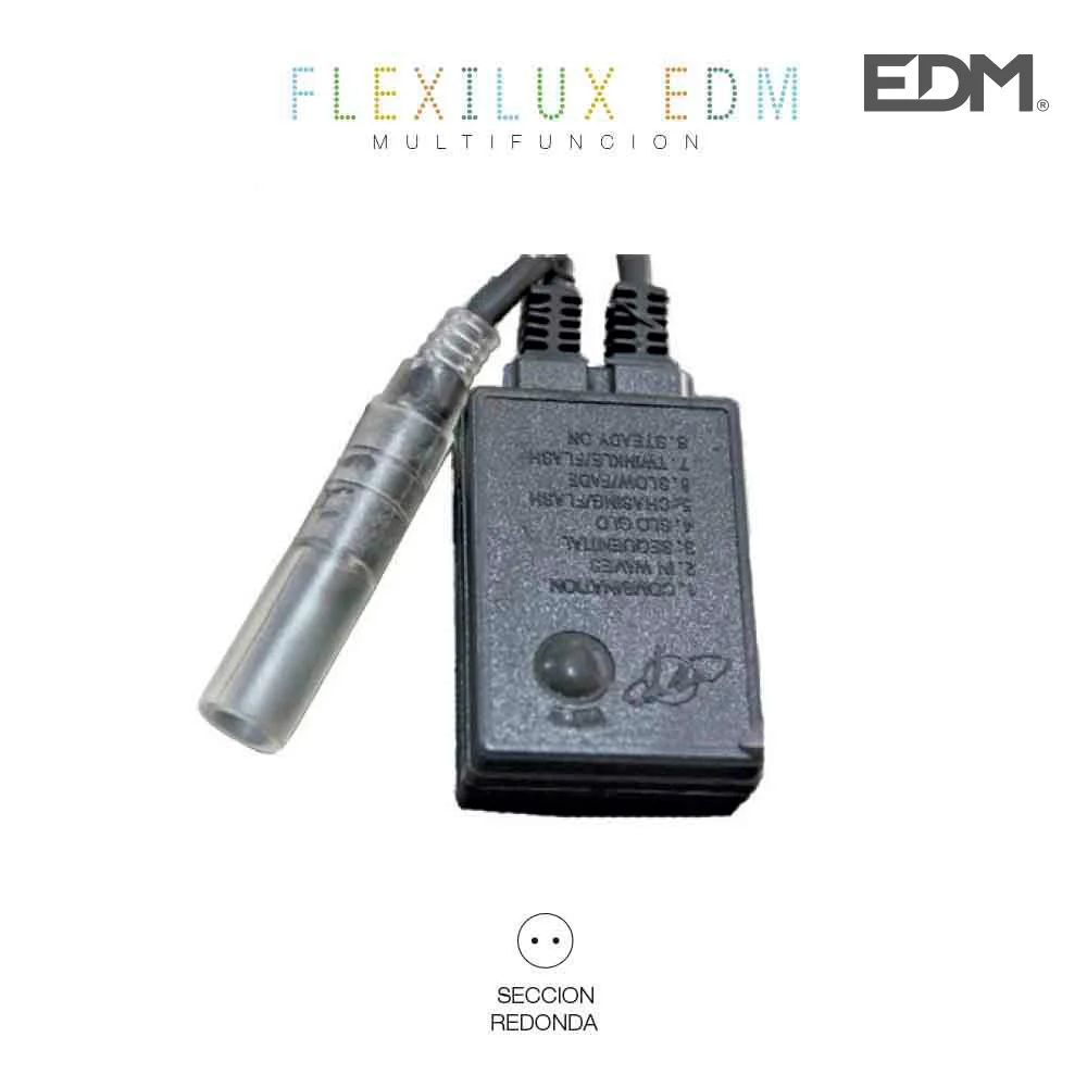 Programador para Tubo Flexilux 2 Vias Ip44 10,5m Edm