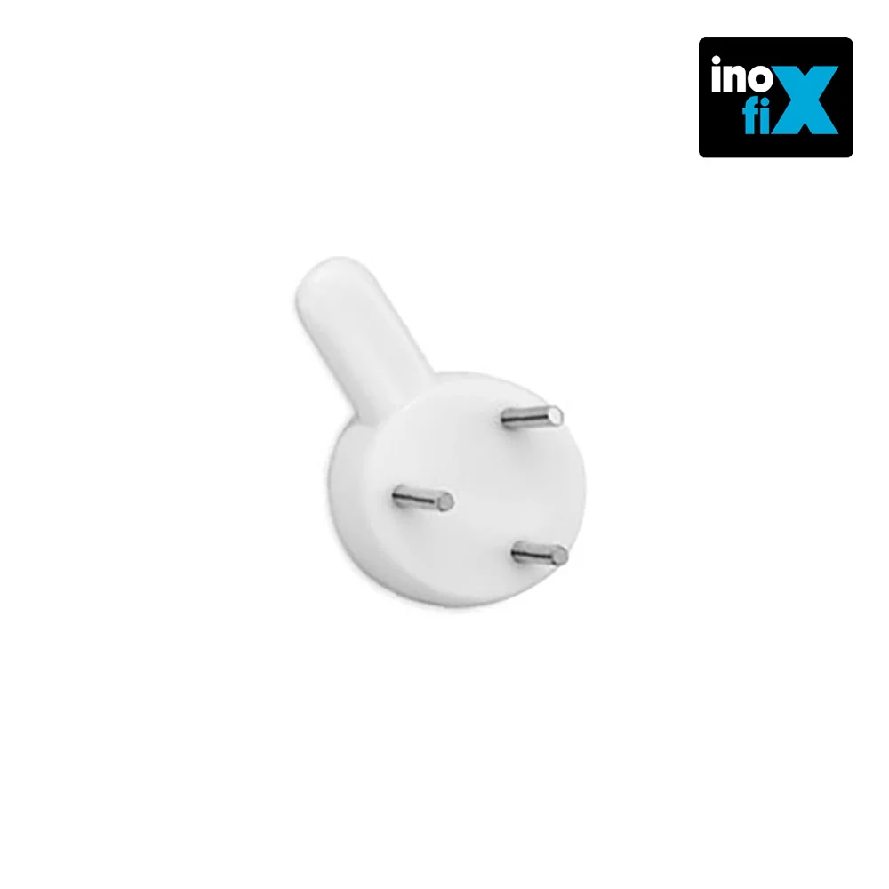 Gancho para Imagens. Branco (Blister 6 Unid) Inof.
