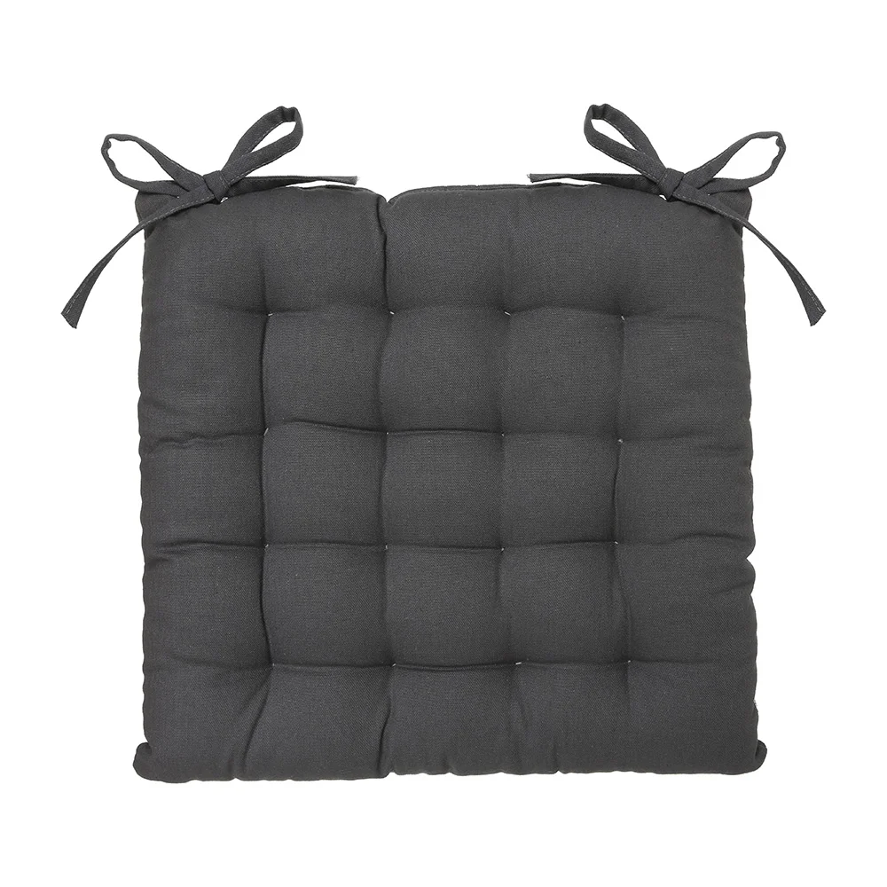 Almofada para Cadeira Estilo Bolacha Cor Cinzento.