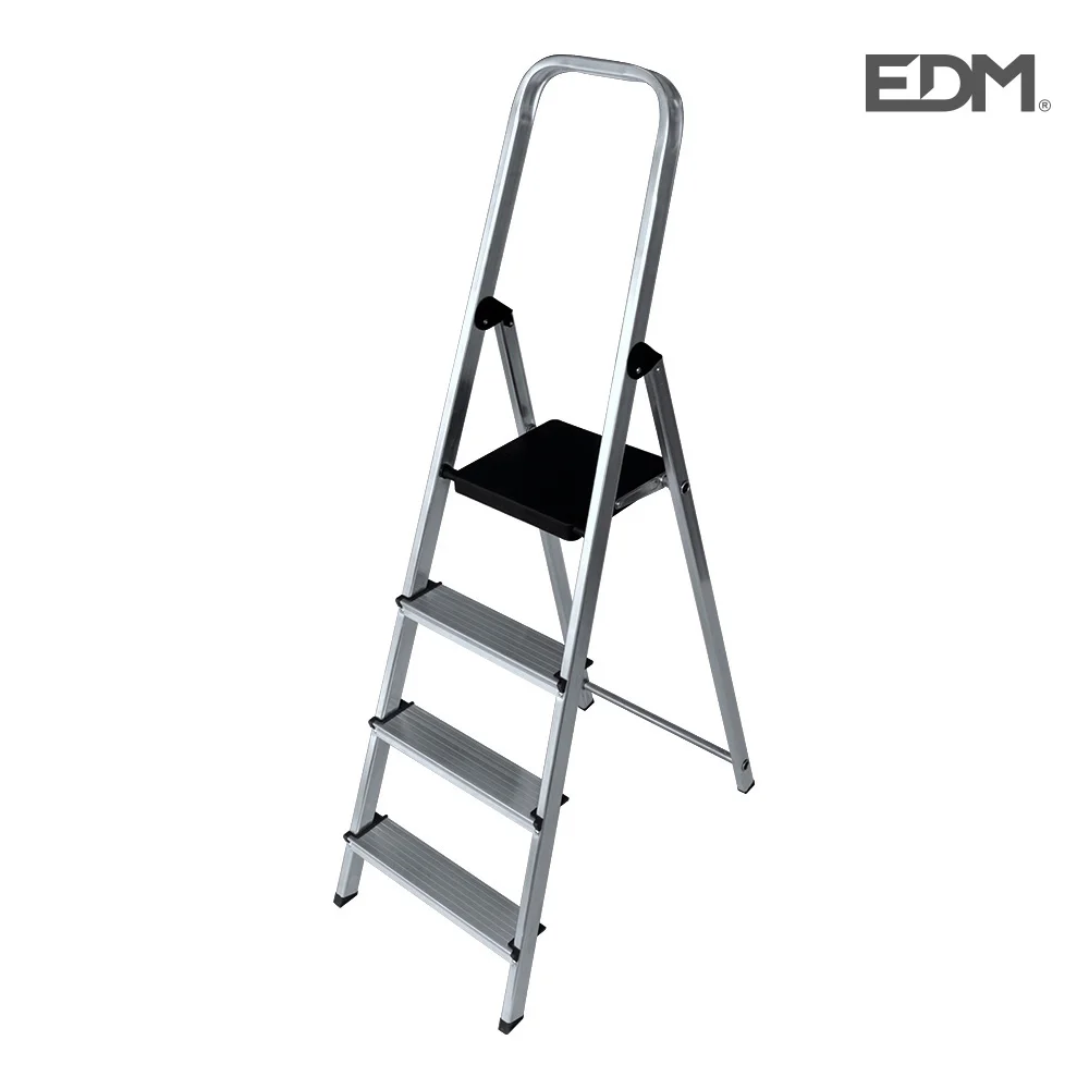 Escadote Dom&eacute;stico Alum&iacute;no 4 Degraus Edm