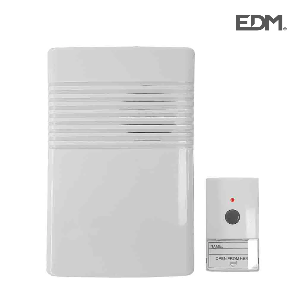 Campainha Sem Fios / Transmissor Receptor a Pilhas (Alcance 50m)