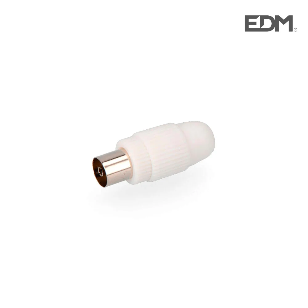 Ficha Tv Femea Reto 9,5mm Retractilado Edm