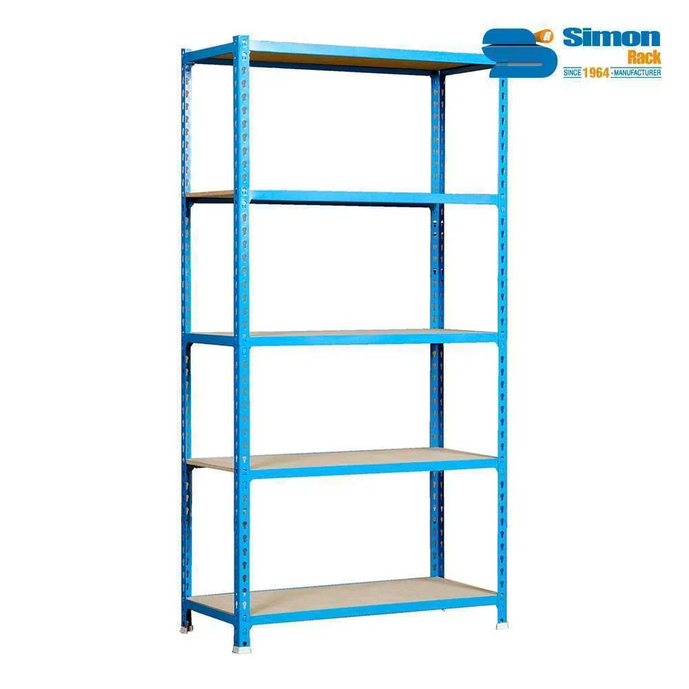 Estante Met&aacute;lica Sem Parafusos com Aglomerado Maderclick Polus 5/500 Simon Rack