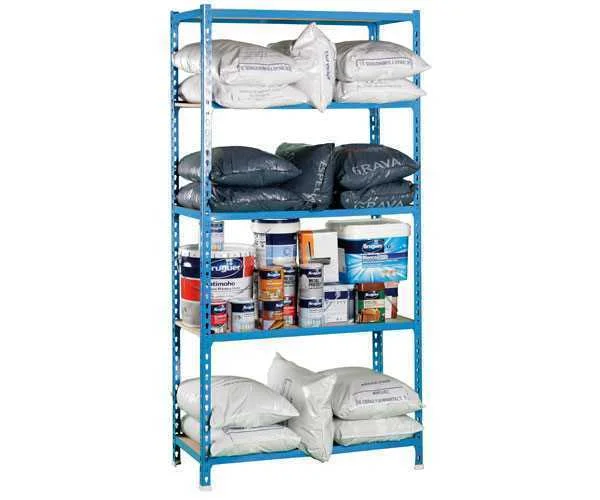 Estante Met&aacute;lica Sem Parafusos com Aglomerado Maderclick Polus 5/500 Simon Rack