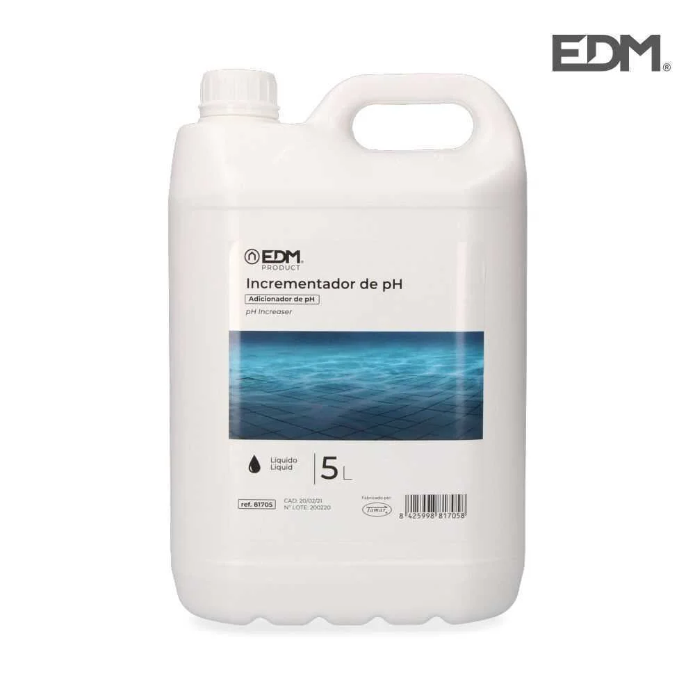 Elevador Ph Liquido 5 L. Fus&atilde;o Edm