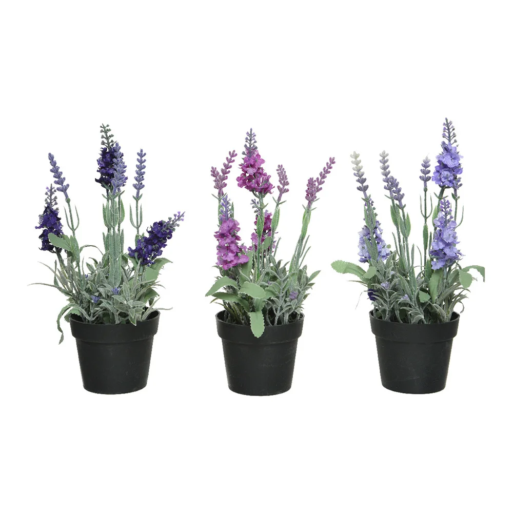 Planta Artificial Lavanda Cores Sortidas &Oslash;12x25cm