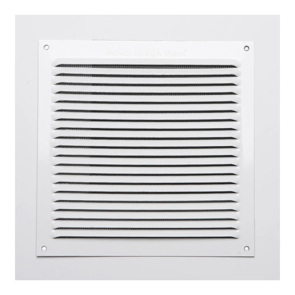 Grelhas Sem Laterais Aluminio 0.6 Lacado Branco 170x170mm