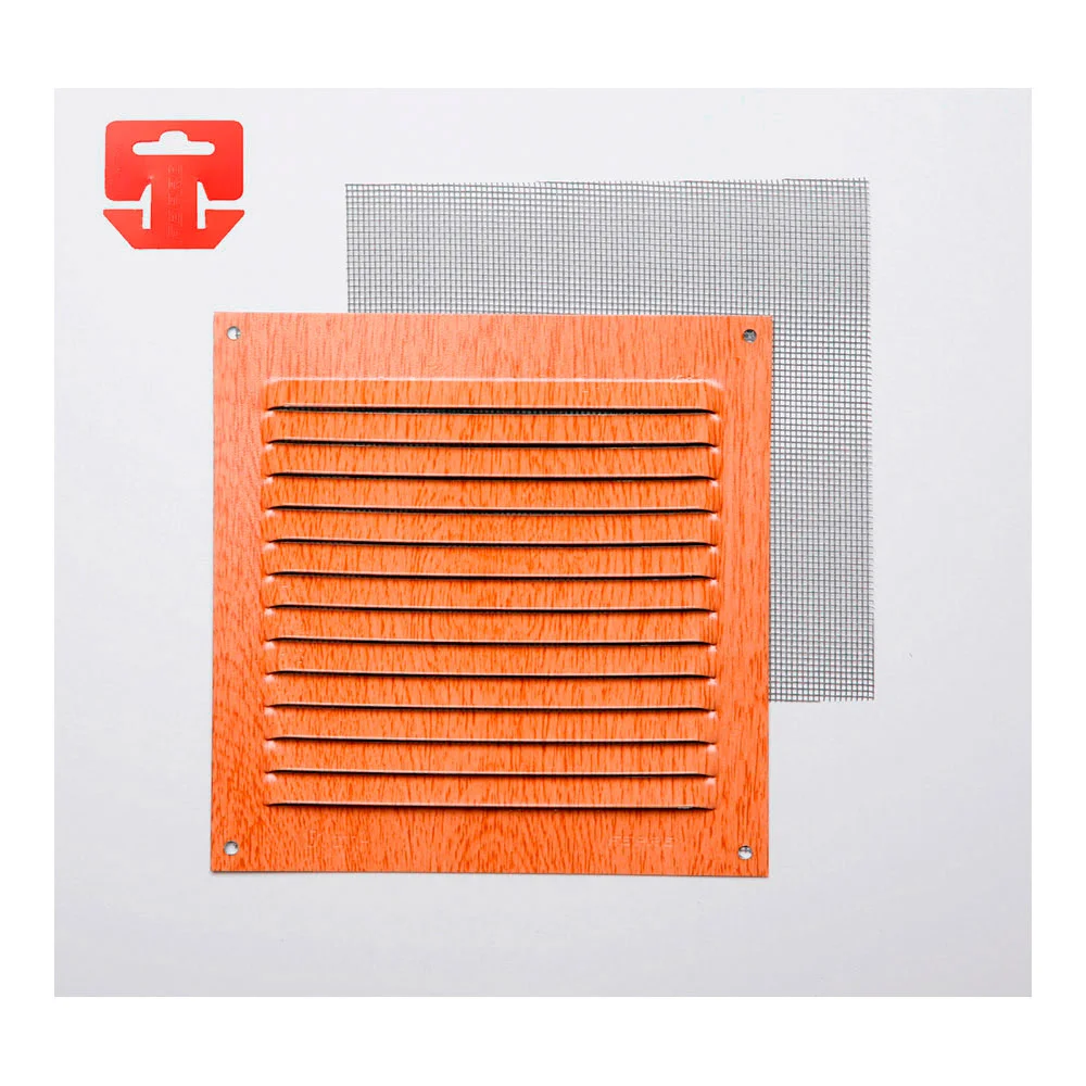 Grelha Anti-Mosquito Aluminio 0.6 Imita&ccedil;&atilde;o Haya 150x150mm (G)