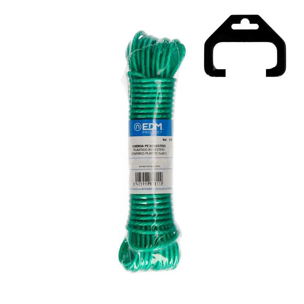 Rolo Plastico Revestido 15Mts Verde
