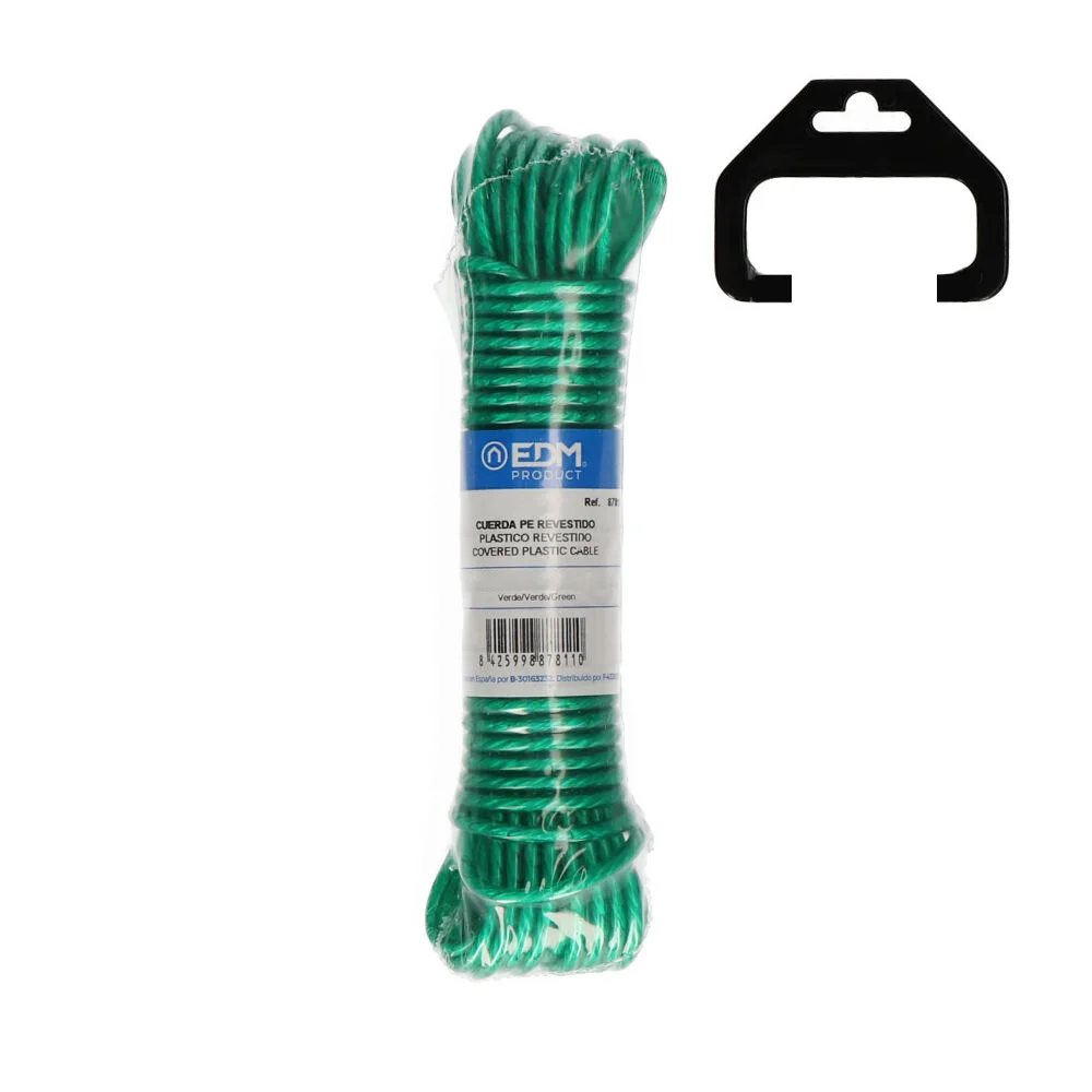 Rolo Plastico Revestido 25Mts Verde