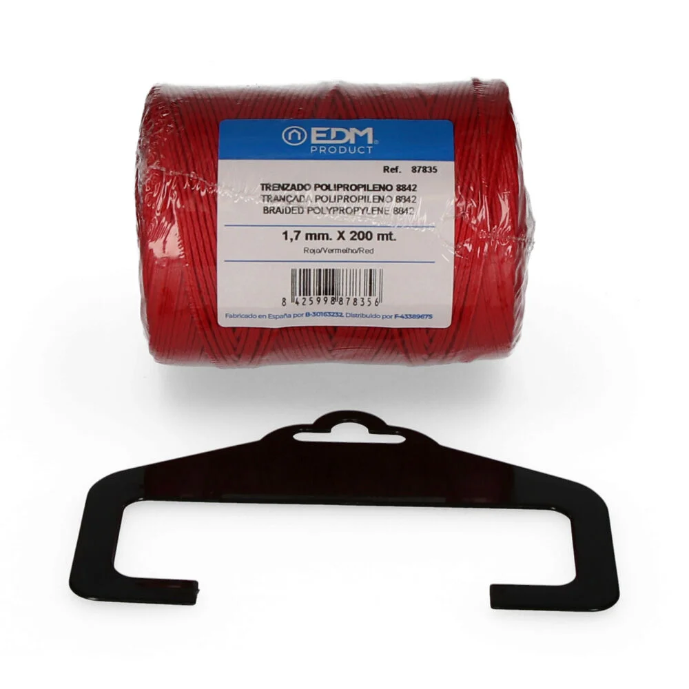 Bobine Tran&ccedil;ada Polipropileno 8842 200mts Vermelho