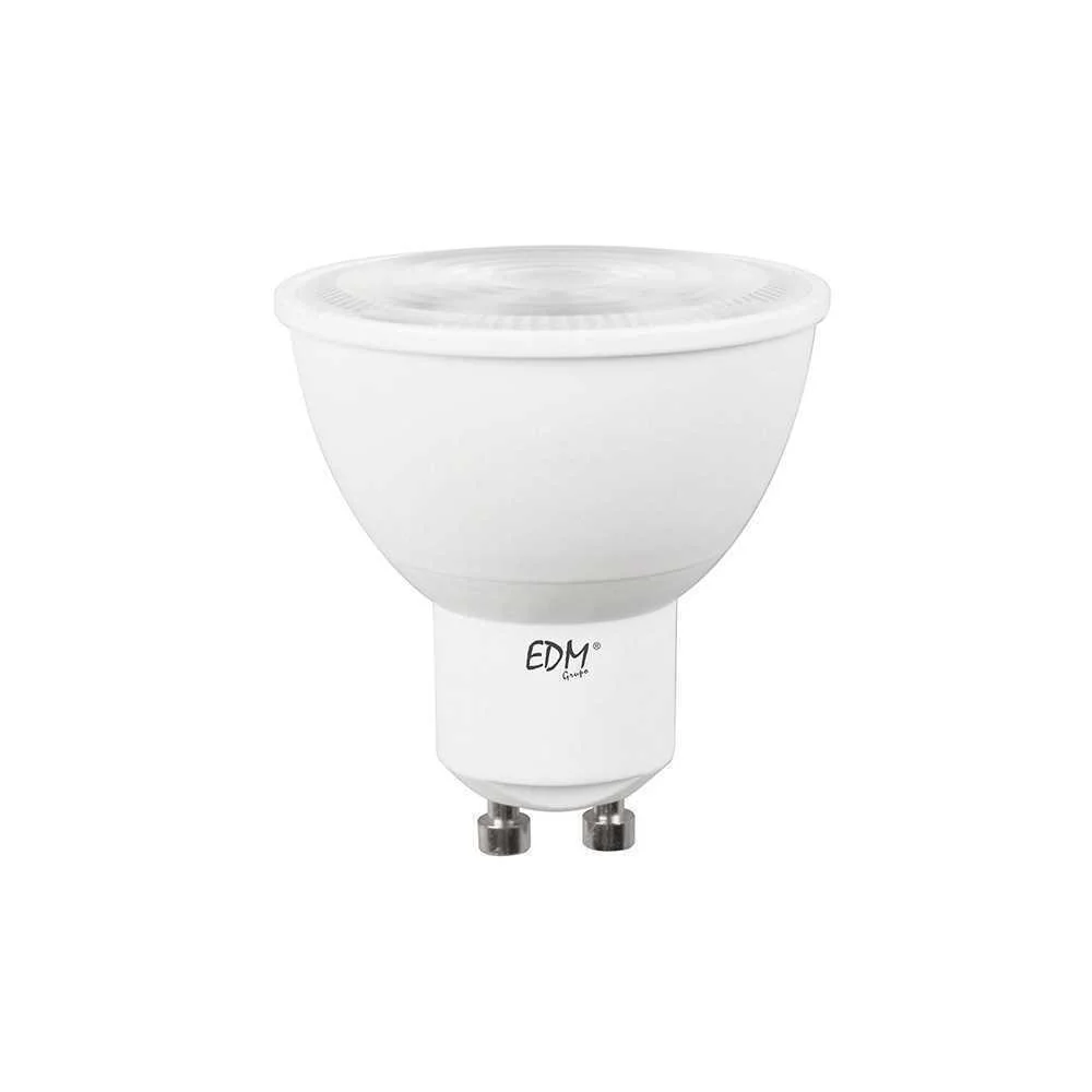 L&acirc;mpada Dicroica LED Gu10 7w 550lm 6400k Luz Fria 120&deg; &Oslash;5x5,5cm Edm