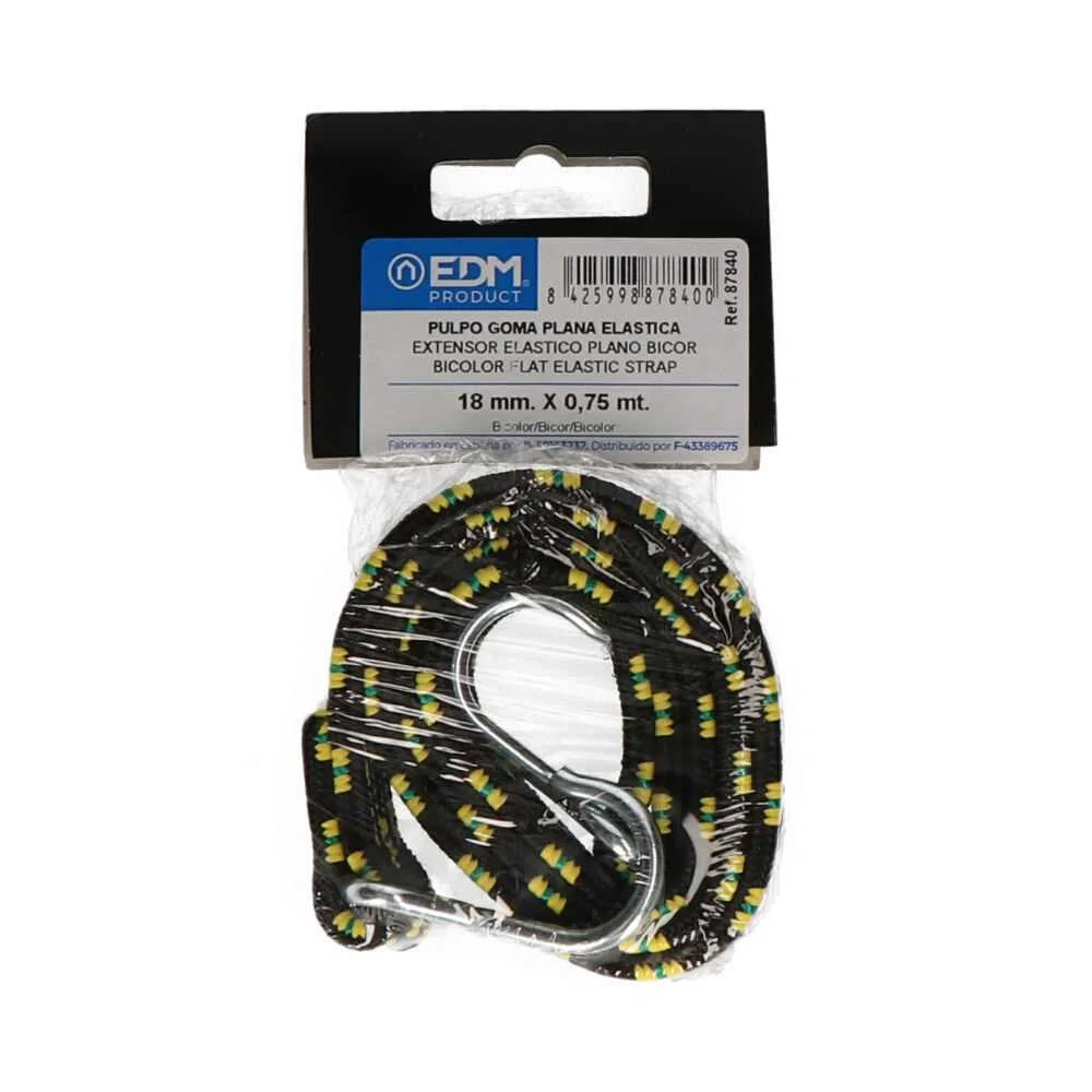Extensor El&aacute;stico Plano Bicor 0,75mts