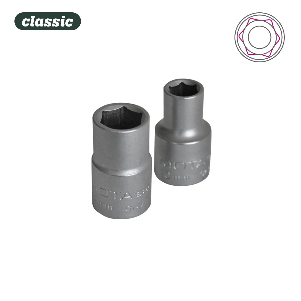 Chave de Caixa Sextavada Encaixe 1/2" de 21mm E621 Mota