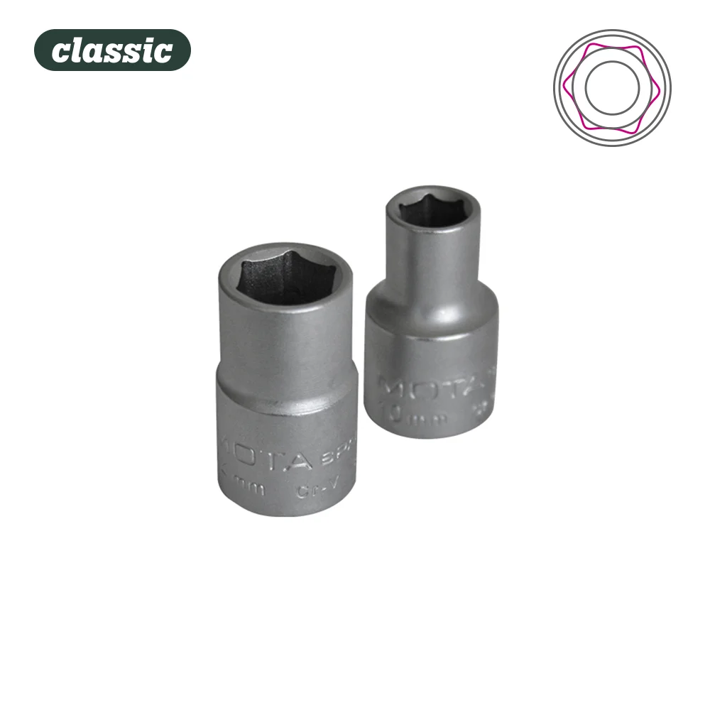 Chave de Caixa Sextavada Encaixe 1/2" de 25mm E125 Mota