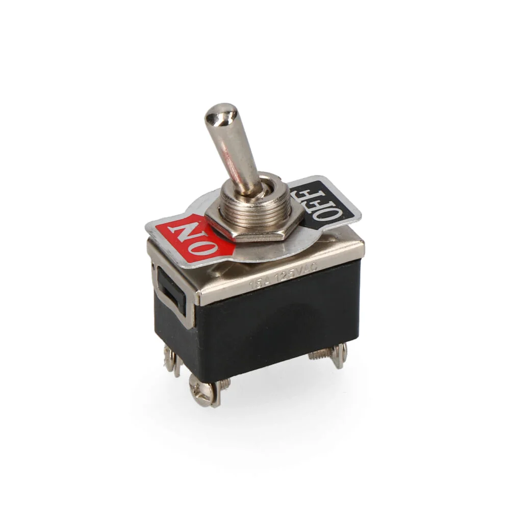 Interruptor Bipolar Alavanca Met&aacute;lica 10a 250v (Embalado)