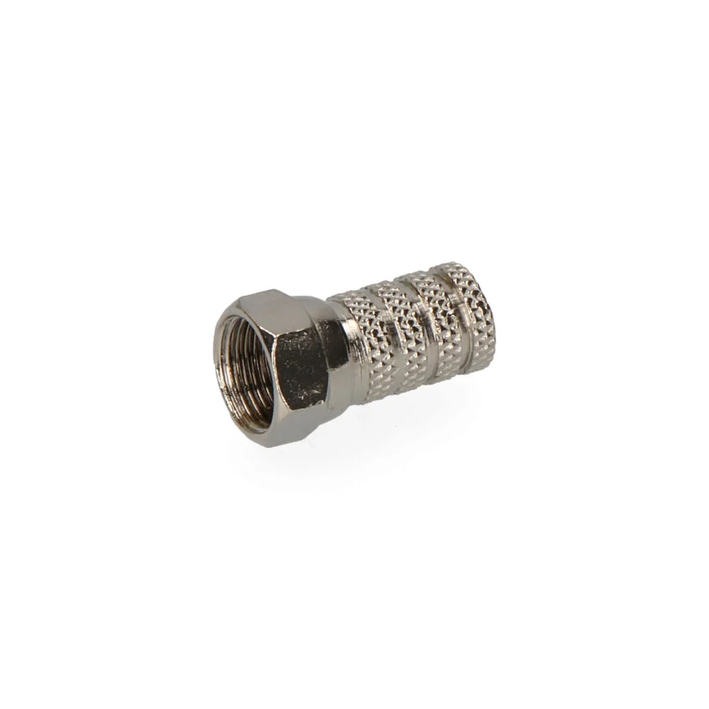 Ficha F Macho Parabolica Metalico Supra-Qualida.