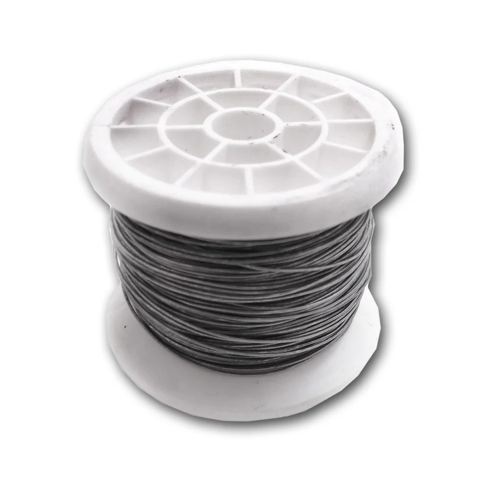 Arame Revestido Prateado Bobina N&deg; 6 - 0,40mm X 50m