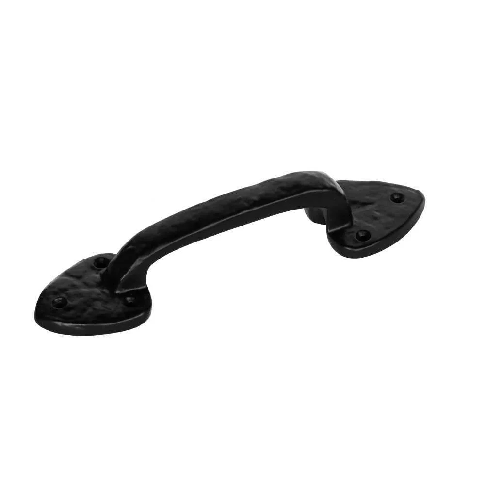 Puxador Porta Standard 210mm Forja Preto Edm