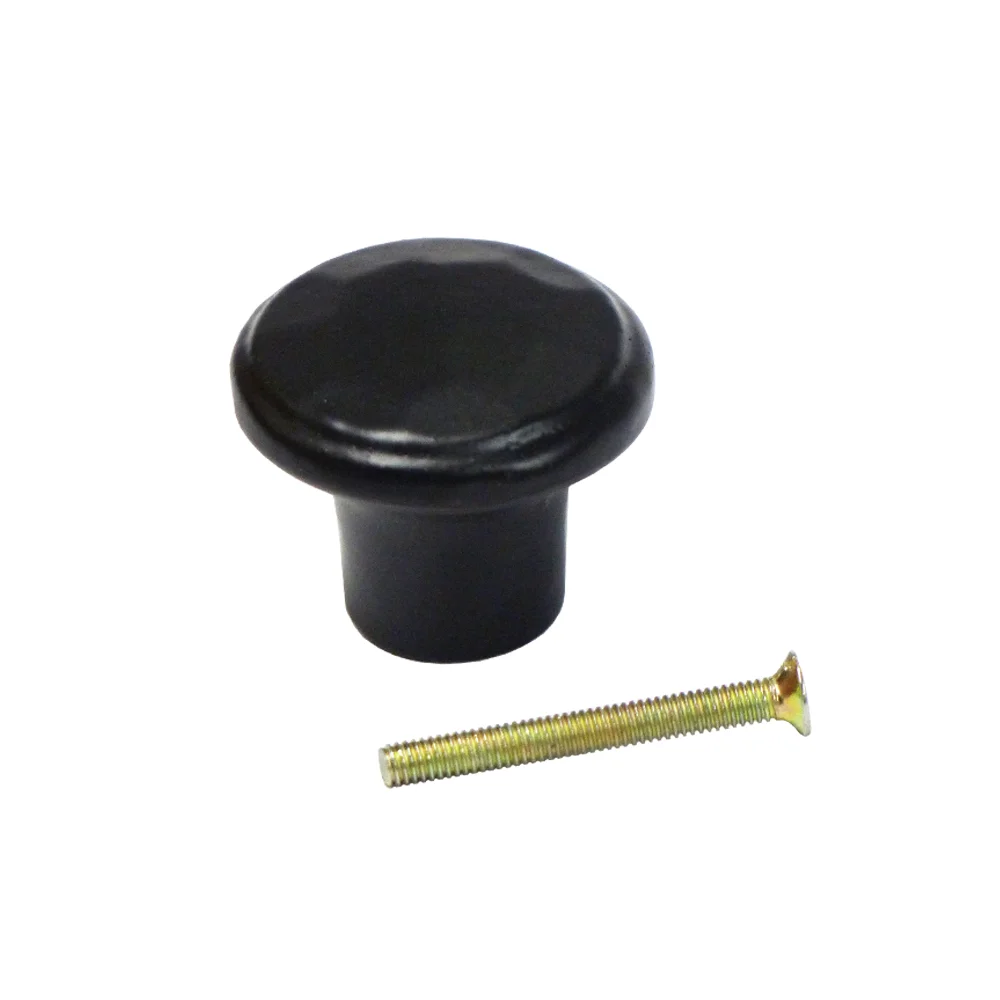 Puxador 32mm H&ordm; Preto Edm