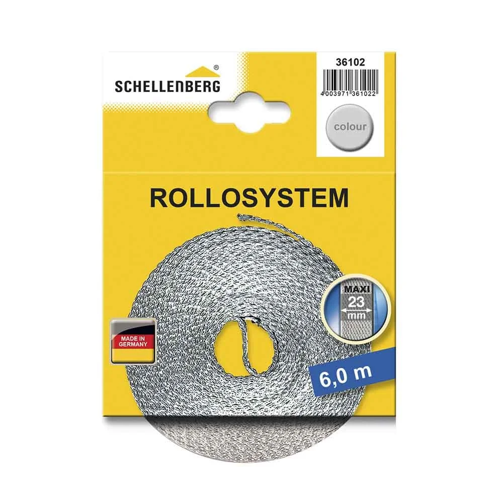 Fita para Persianas 23mm X 6m Cinza Schellenberg