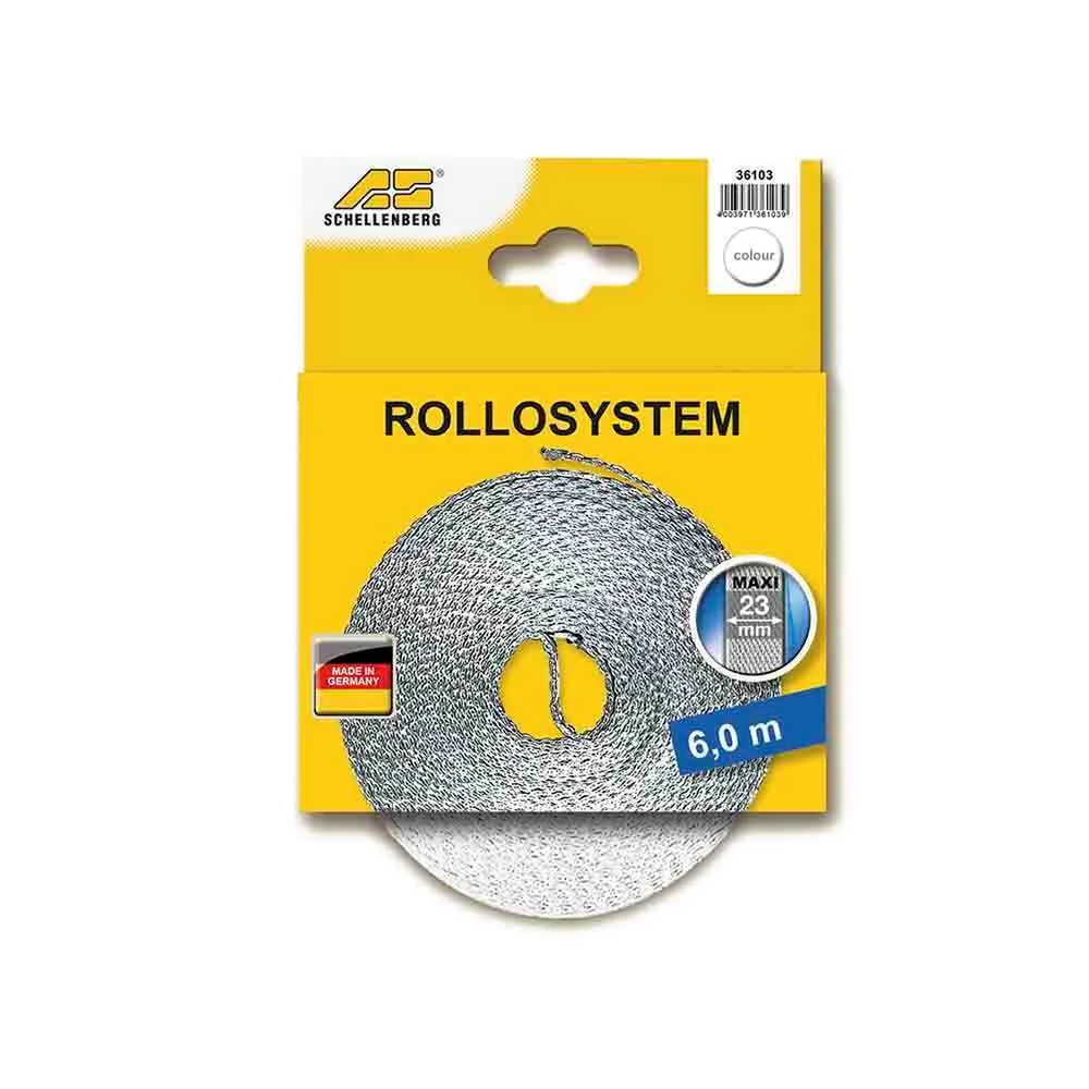 Fita para Persianas 23mm X 6m Branca Schellenberg