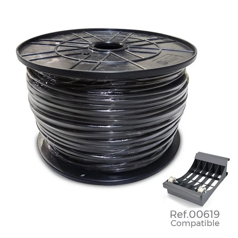 Rolo de Cabo Acrilico 1kv Preto 5x1,5mm 100m (Bobine Grande &Oslash;400x200mm)