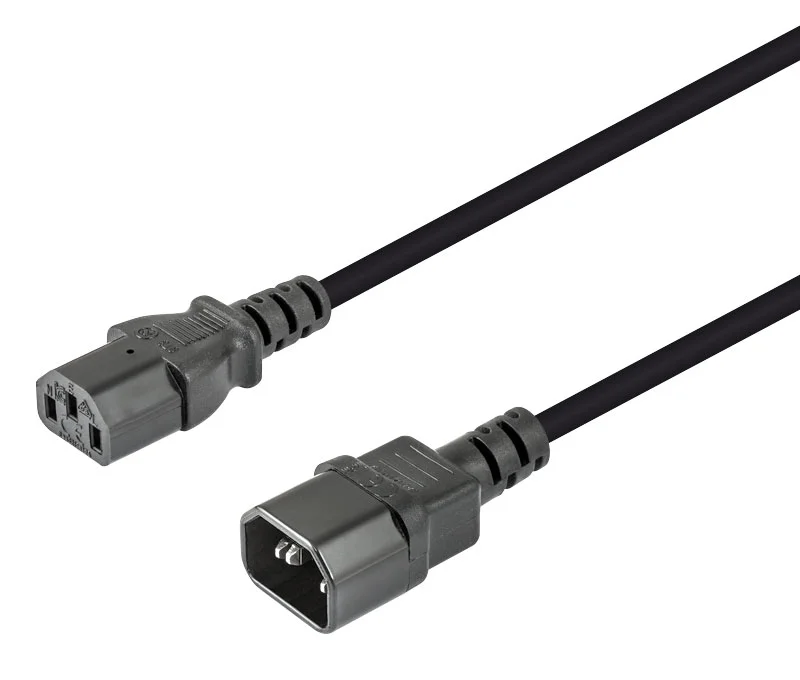 Cabo Extensor C14 (Macho) - C13 (F&ecirc;mea) 2m