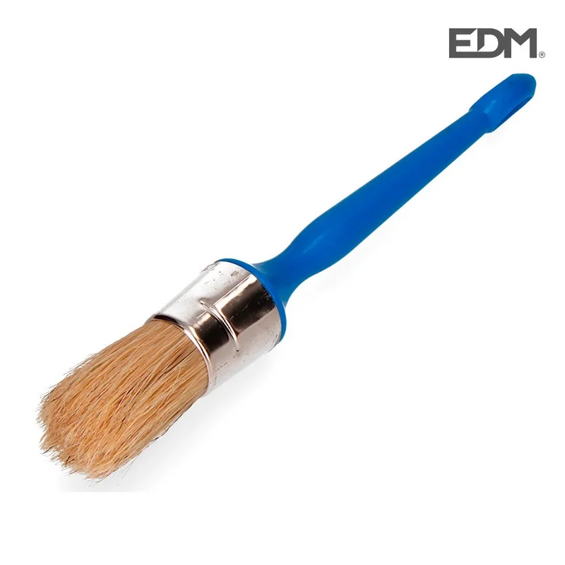 Trincha Redonda N&deg;16 &Oslash;16mm Especial para Todo Tipo de Pinturas e Barnizes. Edm