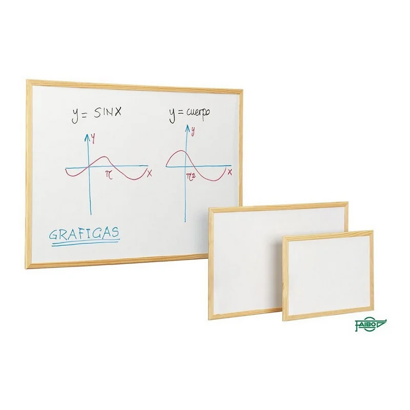 Quadro-Branco com Moldura de Madeira 40x60cm Faibo