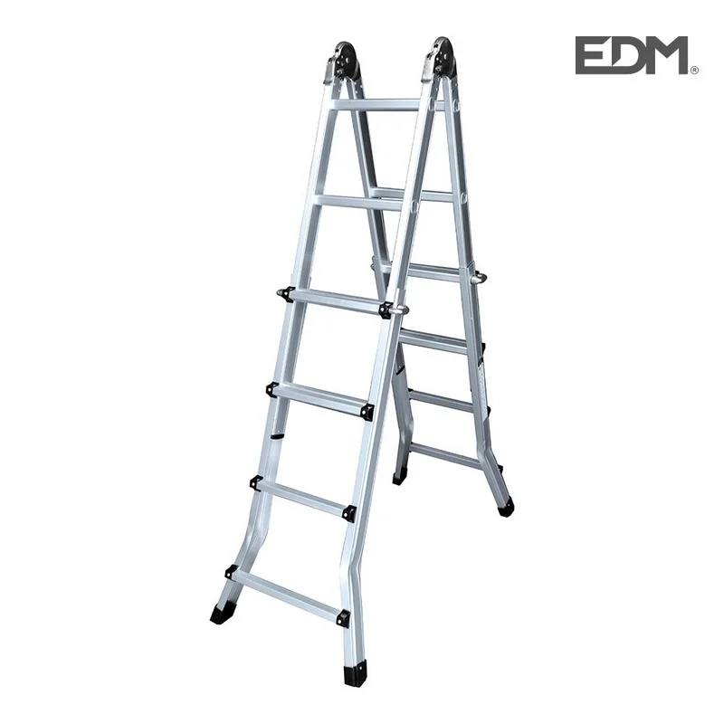 Escada Telesc&oacute;pica Multifun&ccedil;&atilde;o 2X4 + 4 Passos En13