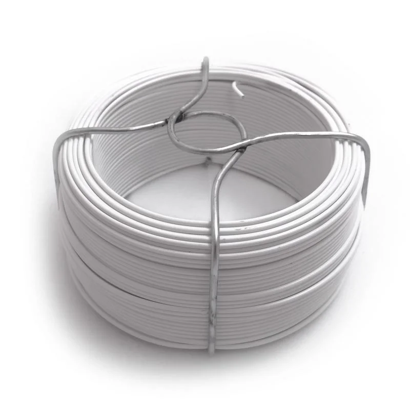 Arame Plastificado Branco N&ordm; 6 - 1,40Mmx50Mts - 24