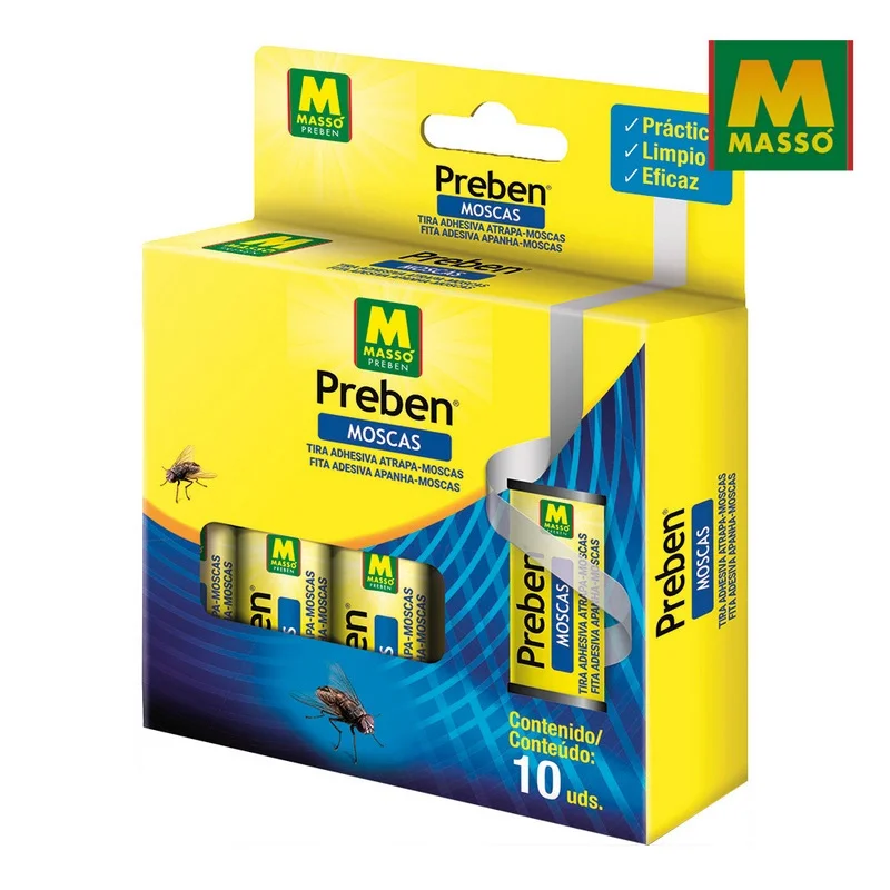 Preben Fita Adesiva Moscas 10 Unid. 231390 Mass&oacute;
