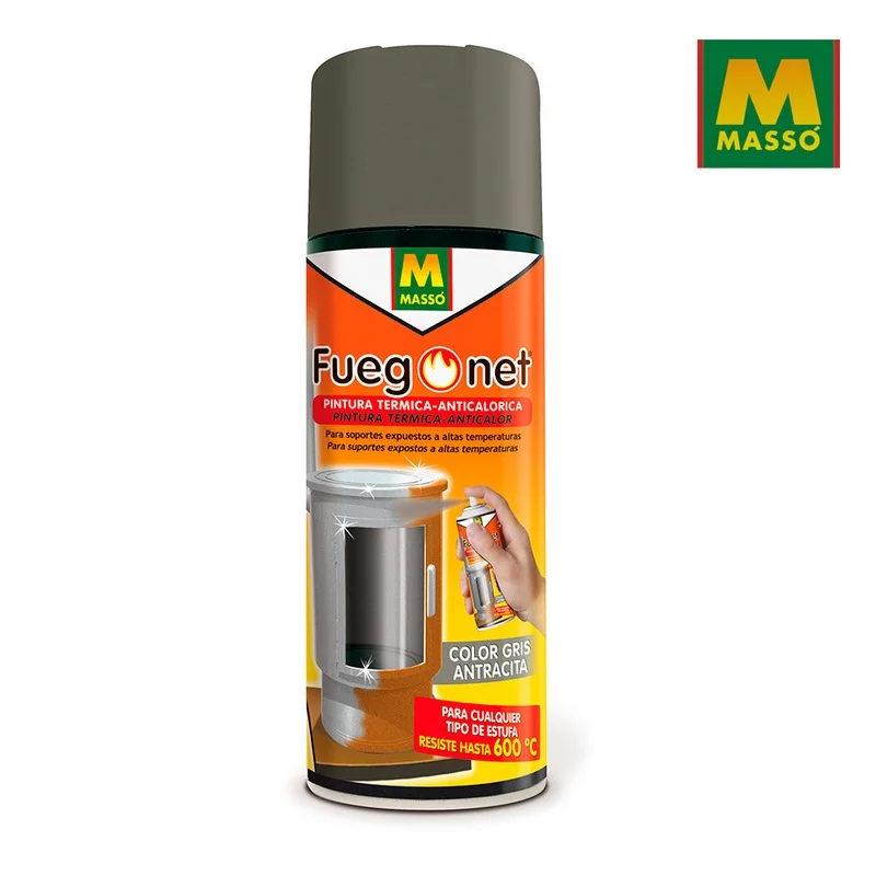 Pintura Anti-Calorifica Cinzento 400Ml Fuegonet Ma