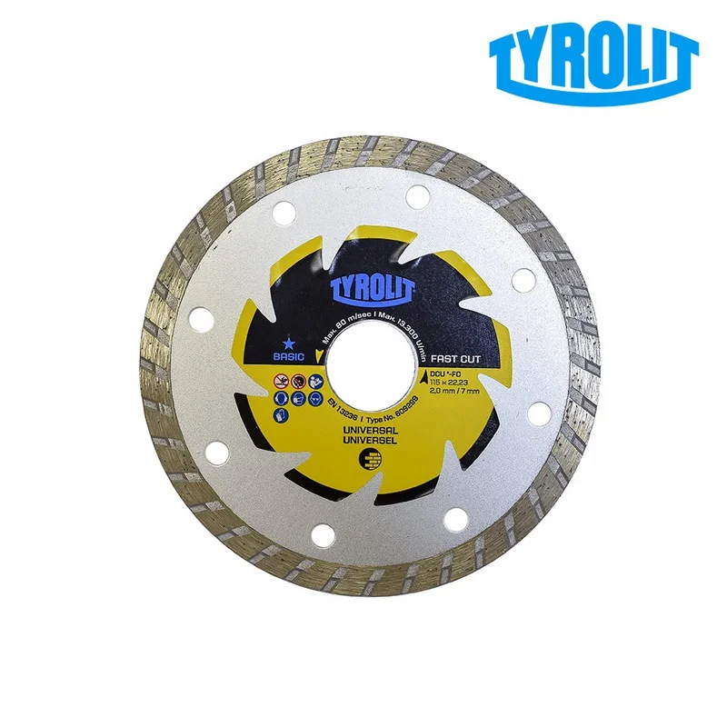 Serra Diamante C3r &Oslash;115x2x22,23 Dcub2-Fc Tyrolit