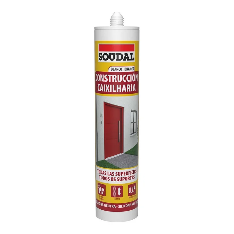 Silicone Constru&ccedil;&atilde;o Neutra Branca  290ml