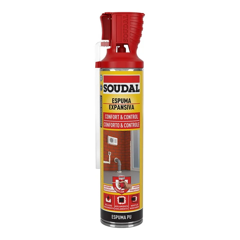 Espuma Confort And Control Genius 600ml 123921 Soudal