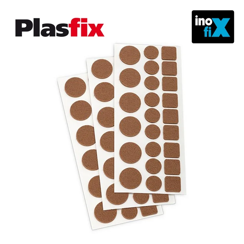 Pack 3 Feltros Adesivos Sinteticos Multiformas Plasfix Inofix