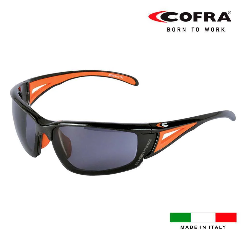 Oculos de Prote&ccedil;&atilde;o Armex Cinzento Cofra