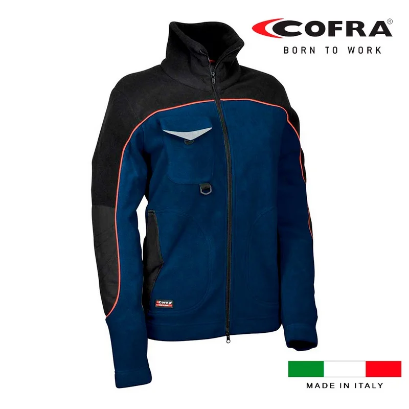 Casaco Woman Forro Polar Rider Azul Marinho Preto Cofra Tamanho M